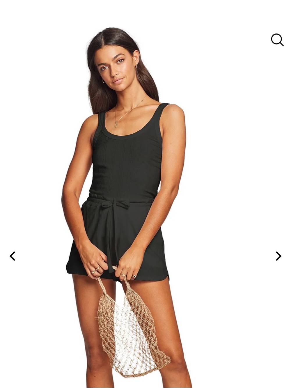 Vitamin A Ribbed Romper Sz S Beachy Comfy Lounge